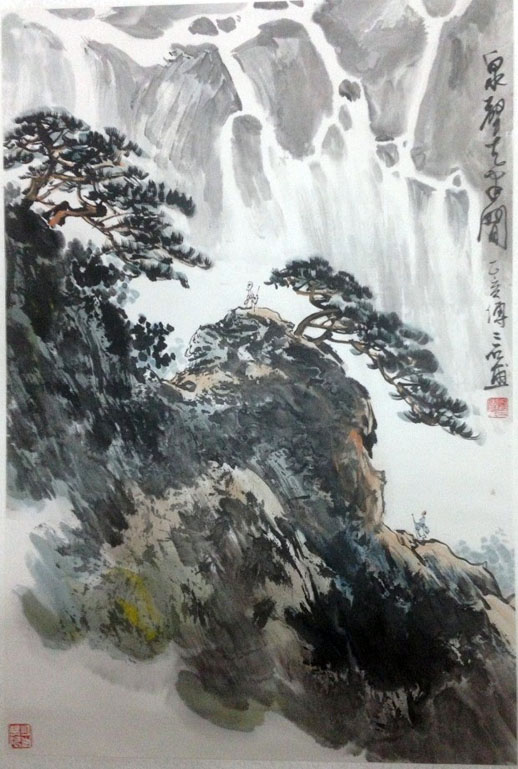 作者：傅二石&nbsp;山水&nbsp;￥：协商&nbsp;单击鼠标查看大图！