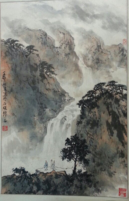 作者：傅二石&nbsp;山水&nbsp;￥：协商&nbsp;单击鼠标查看大图！