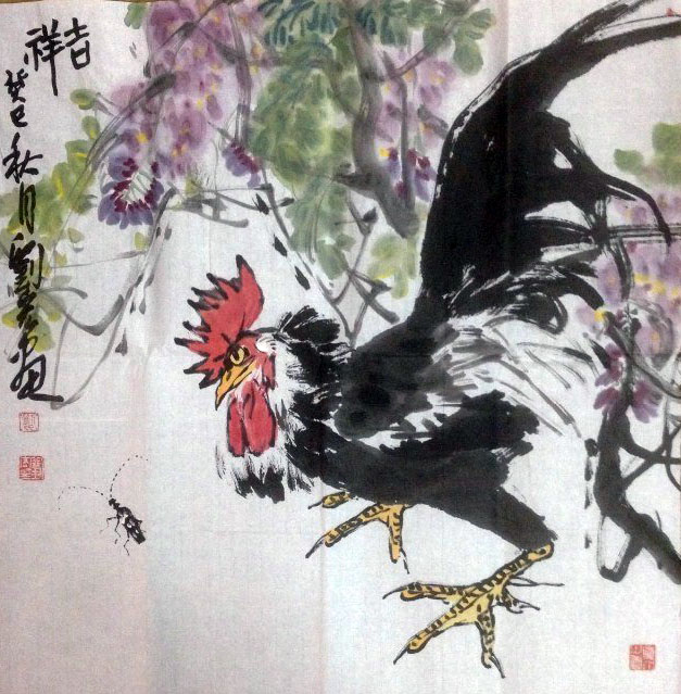 作者：刘宏&nbsp;花鸟&nbsp;￥：协商&nbsp;单击鼠标查看大图！