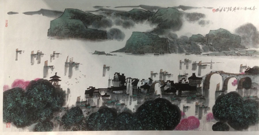 作者：叶维&nbsp;山水&nbsp;￥：协商&nbsp;单击鼠标查看大图！