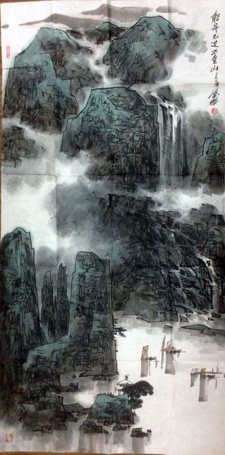 作者：叶维&nbsp;山水&nbsp;￥：协商&nbsp;单击鼠标查看大图！