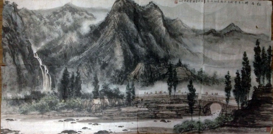 作者：傅瑜明&nbsp;山水&nbsp;￥：协商&nbsp;单击鼠标查看大图！