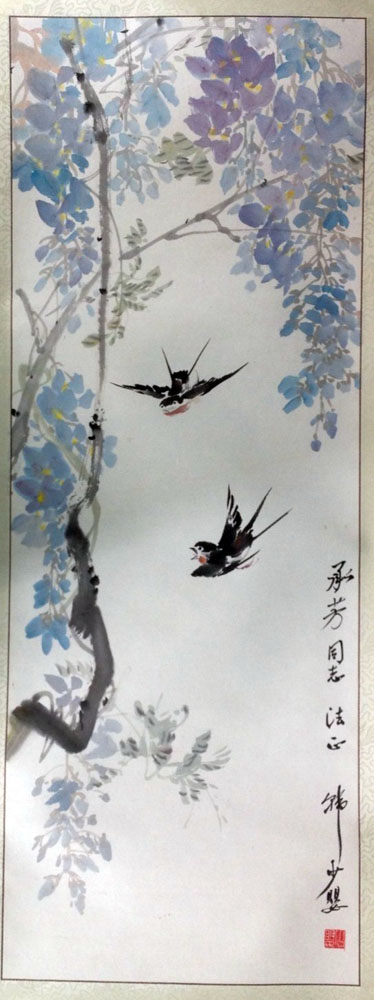 作者：韩少婴&nbsp;花鸟&nbsp;￥：协商&nbsp;单击鼠标查看大图！