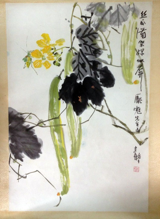 作者：张继馨&nbsp;花鸟&nbsp;￥：协商&nbsp;单击鼠标查看大图！