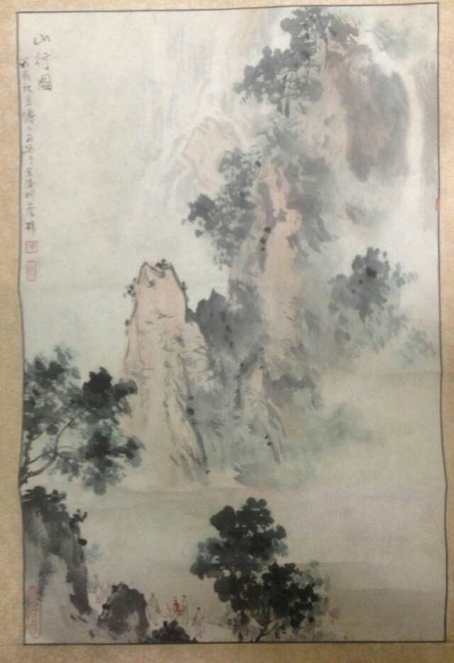 作者：傅二石&nbsp;山水&nbsp;￥：协商&nbsp;单击鼠标查看大图！