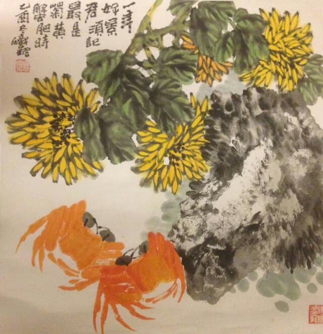 作者：邱炽铭&nbsp;花鸟&nbsp;￥：协商&nbsp;单击鼠标查看大图！