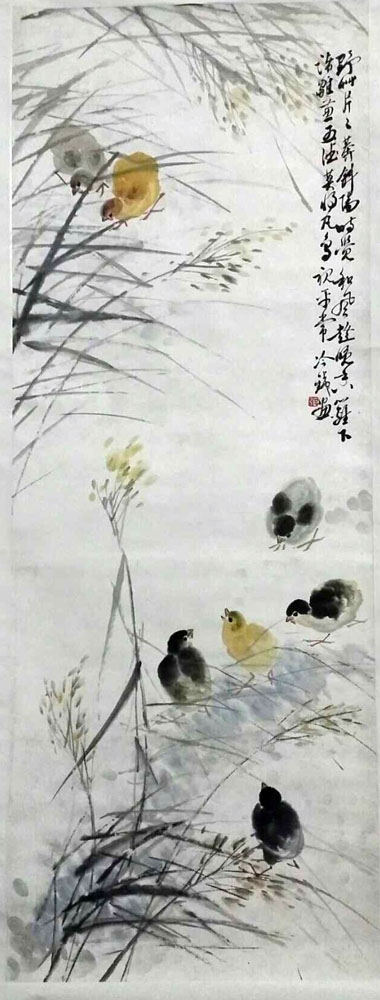作者：冷铁&nbsp;花鸟&nbsp;￥：协商&nbsp;单击鼠标查看大图！