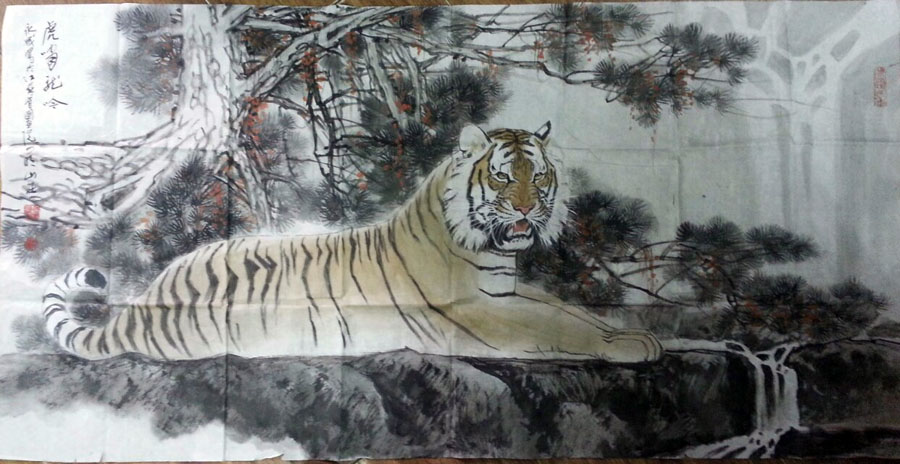 作者：施永成&nbsp;花鸟&nbsp;￥：协商&nbsp;单击鼠标查看大图！