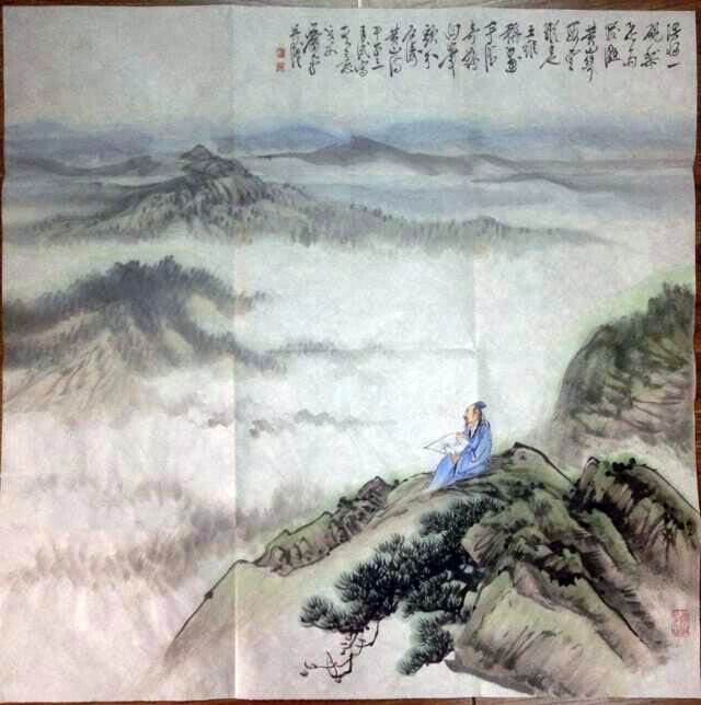 作者：萧平&nbsp;高士图&nbsp;￥：协商&nbsp;单击鼠标查看大图！