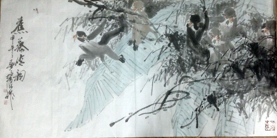 作者：徐培晨&nbsp;花鸟&nbsp;￥：协商&nbsp;单击鼠标查看大图！