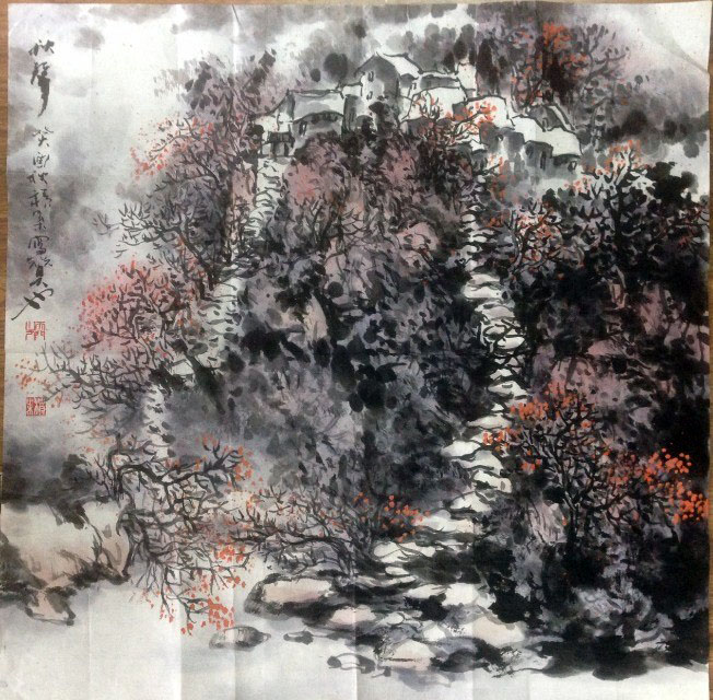 作者：罗积叶&nbsp;山水&nbsp;￥：协商&nbsp;单击鼠标查看大图！