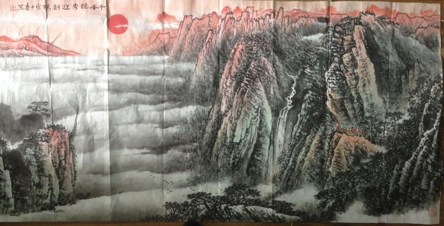 作者：宫中奇&nbsp;山水&nbsp;￥：协商&nbsp;单击鼠标查看大图！