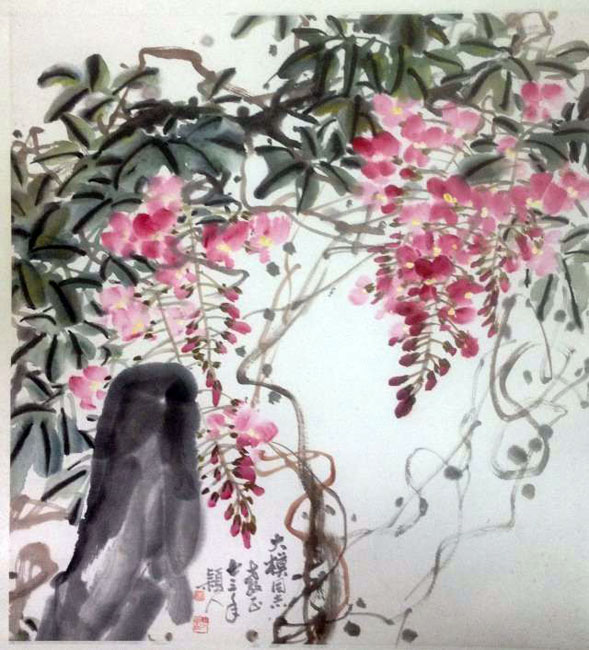 作者：朱颖人&nbsp;花鸟&nbsp;￥：协商&nbsp;单击鼠标查看大图！