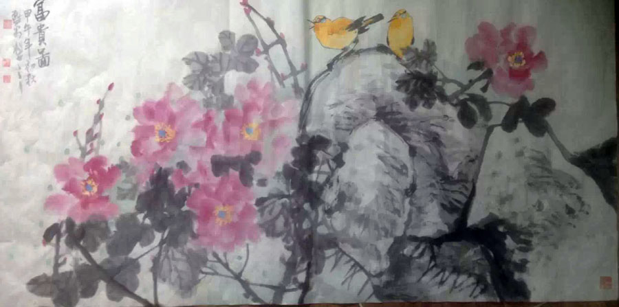 作者：吴和德&nbsp;花鸟&nbsp;￥：协商&nbsp;单击鼠标查看大图！