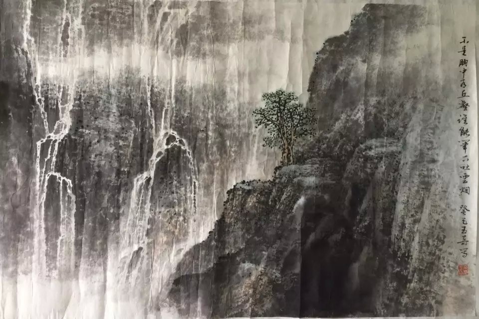 作者：佘玉奇 &nbsp;山水&nbsp;￥：协商&nbsp;单击鼠标查看大图！