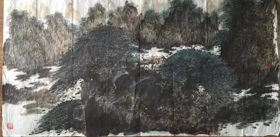 作者：罗国玮&nbsp;山水&nbsp;￥：协商&nbsp;单击鼠标查看大图！