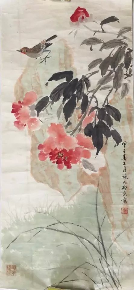 作者：施仁&nbsp;花鸟&nbsp;￥：协商&nbsp;单击鼠标查看大图！