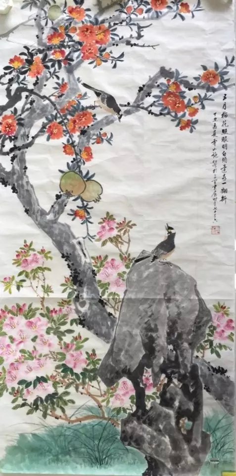 作者：施仁&nbsp;花鸟&nbsp;￥：协商&nbsp;单击鼠标查看大图！