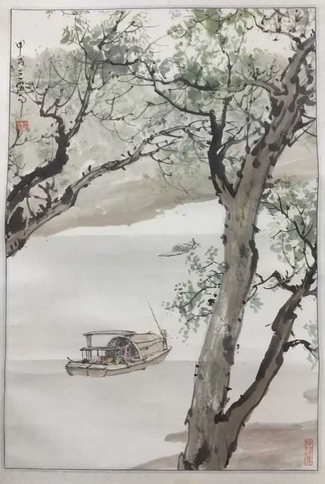 作者：傅二石&nbsp;山水&nbsp;￥：协商&nbsp;单击鼠标查看大图！