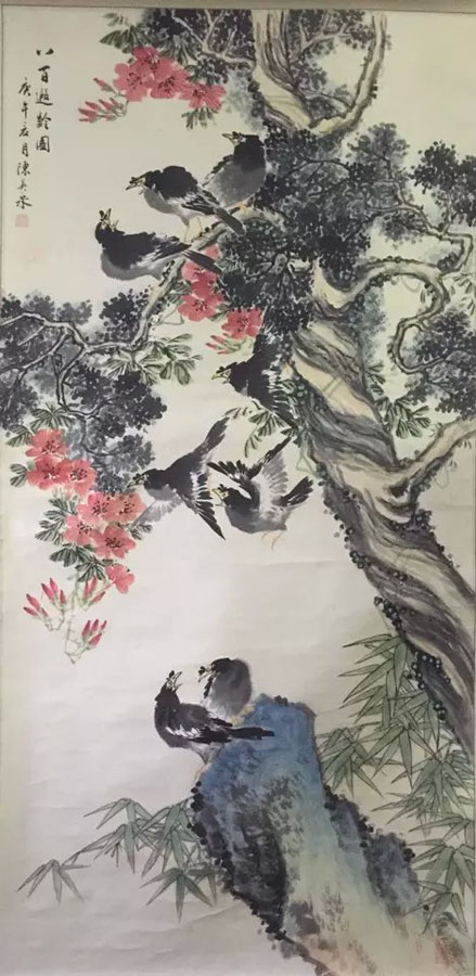 作者：陈英泉&nbsp;花鸟&nbsp;￥：协商&nbsp;单击鼠标查看大图！