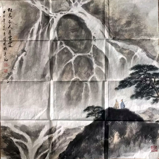 作者：傅瑜明&nbsp;山水&nbsp;￥：协商&nbsp;单击鼠标查看大图！