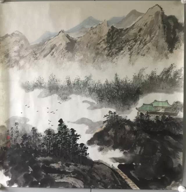 作者：魏万清&nbsp;山水&nbsp;￥：协商&nbsp;单击鼠标查看大图！