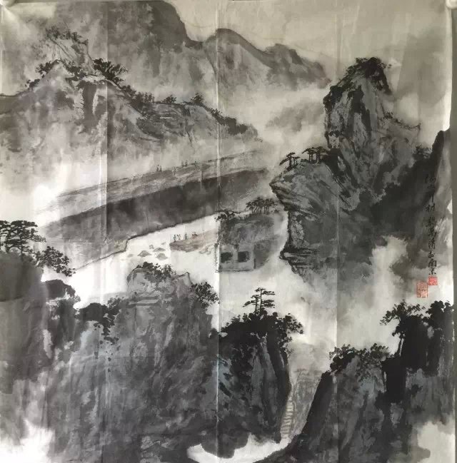 作者：魏万清&nbsp;山水&nbsp;￥：协商&nbsp;单击鼠标查看大图！