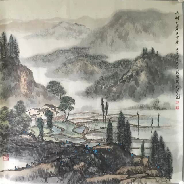 作者：傅瑜明&nbsp;山水&nbsp;￥：协商&nbsp;单击鼠标查看大图！