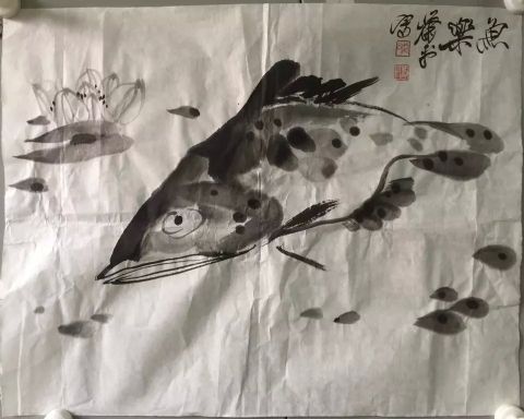 作者：萧平&nbsp;花鸟《鱼》&nbsp;￥：协商&nbsp;单击鼠标查看详细介绍！