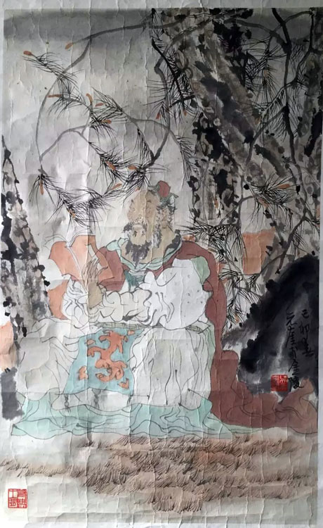 作者：吴元奎&nbsp;人物&nbsp;￥：协商&nbsp;单击鼠标查看大图！