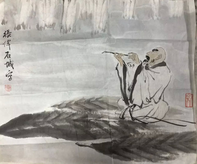 作者：张伟&nbsp;人物&nbsp;￥：协商&nbsp;单击鼠标查看大图！