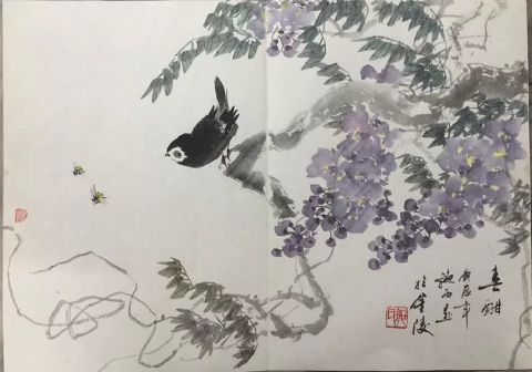 作者：施雨&nbsp;花鸟&nbsp;￥：协商&nbsp;单击鼠标查看详细介绍！