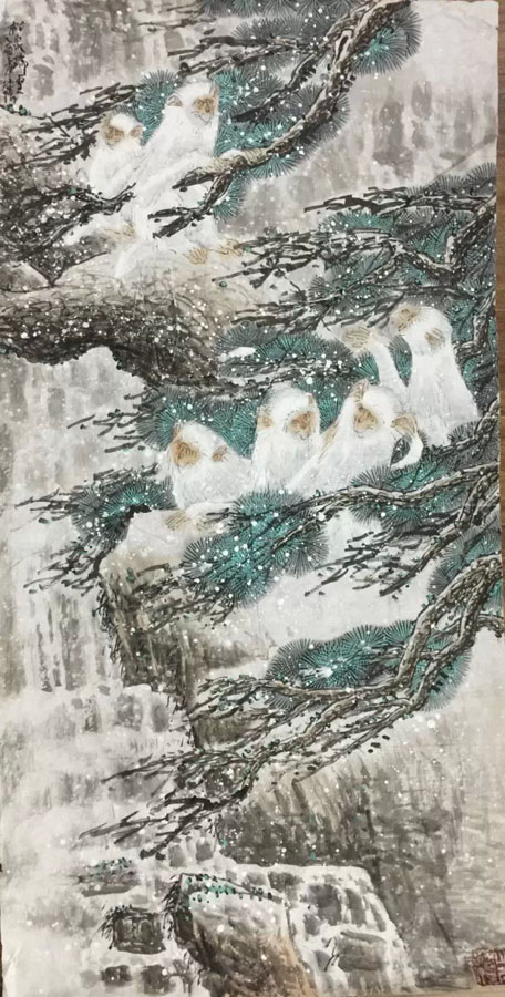 作者：徐培晨&nbsp;花鸟&nbsp;￥：协商&nbsp;单击鼠标查看大图！