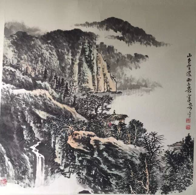 作者：宫中奇&nbsp;山水&nbsp;￥：协商&nbsp;单击鼠标查看大图！