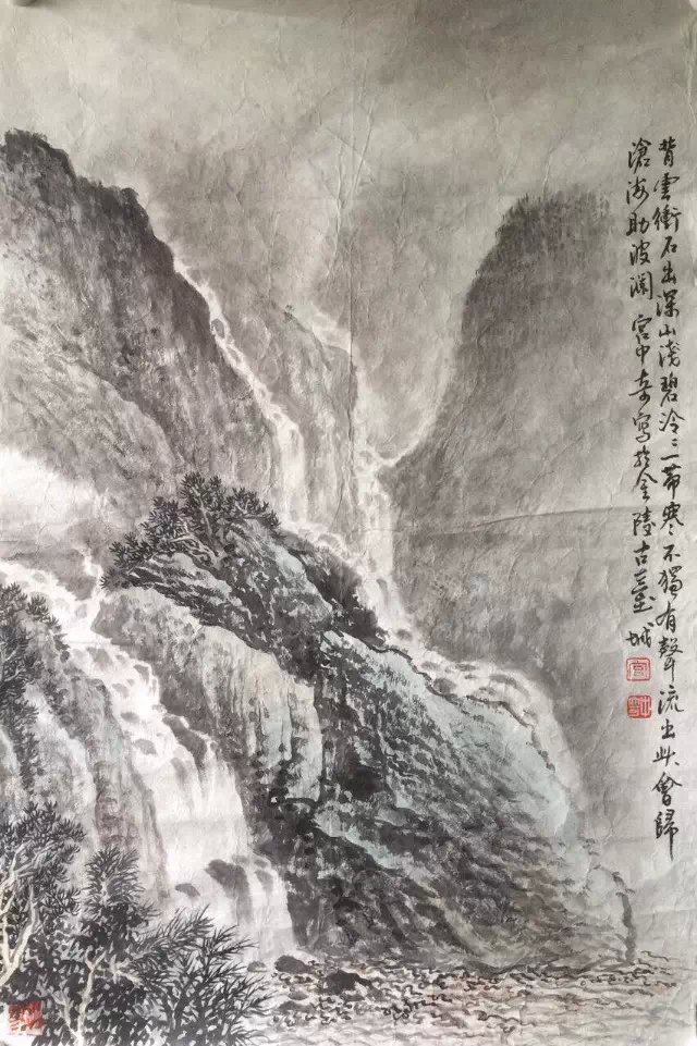 作者：宫中奇&nbsp;山水&nbsp;￥：协商&nbsp;单击鼠标查看大图！