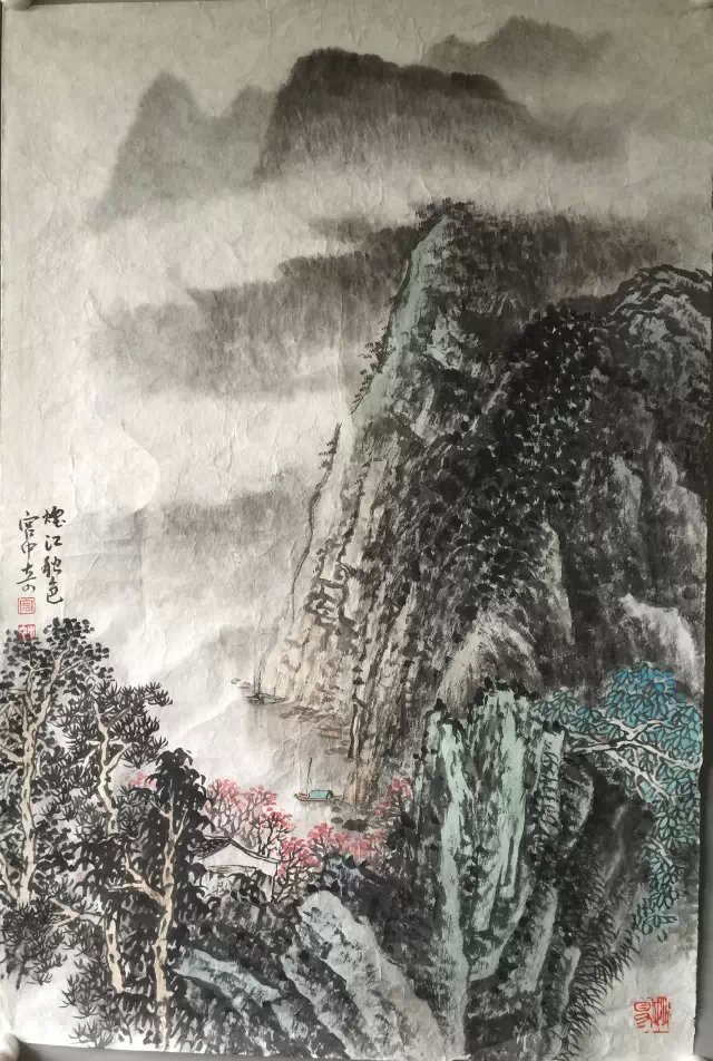 作者：宫中奇&nbsp;山水&nbsp;￥：协商&nbsp;单击鼠标查看大图！