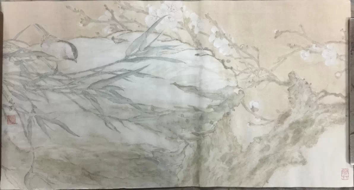 作者：张晓星&nbsp;花鸟&nbsp;￥：协商&nbsp;单击鼠标查看大图！