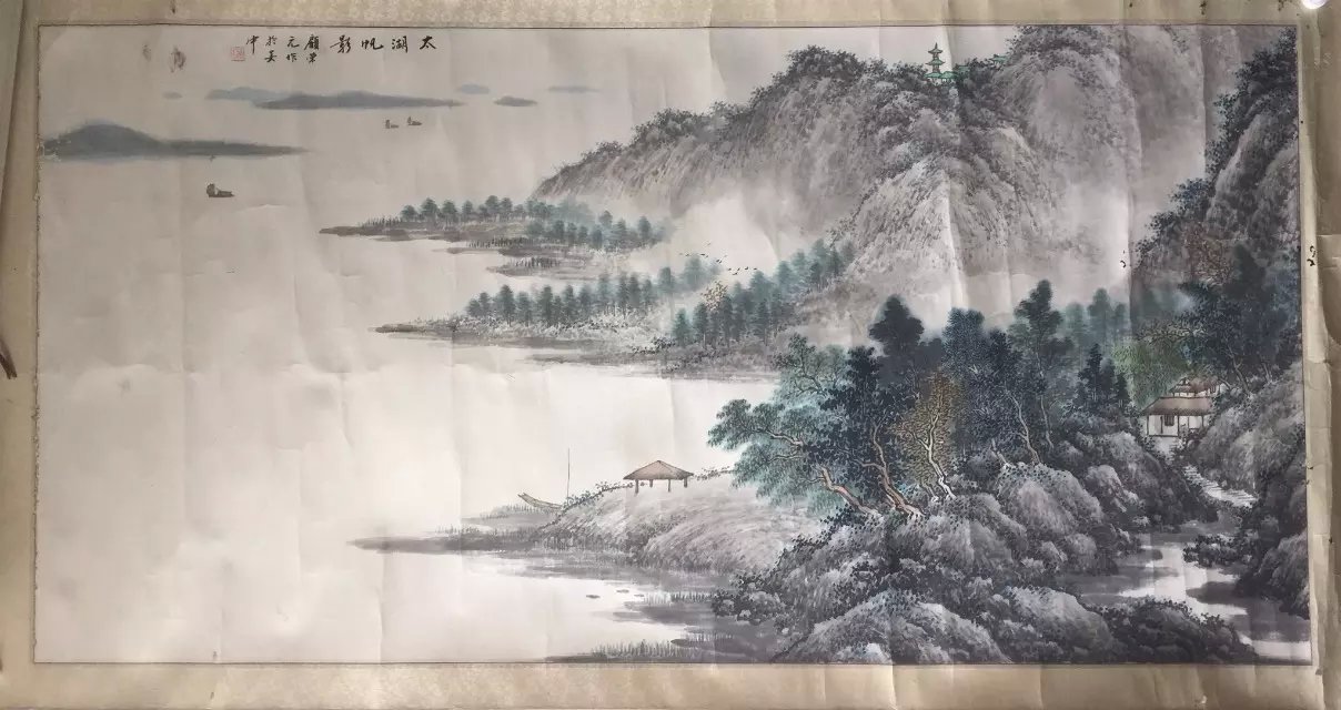 作者：顾荣元&nbsp;山水&nbsp;￥：协商&nbsp;单击鼠标查看大图！