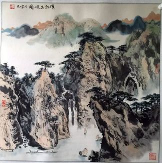 作者：傅二石&nbsp;山水&nbsp;￥：协商&nbsp;单击鼠标查看详细介绍！