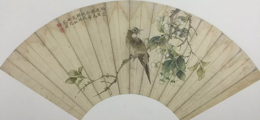 作者：a扇面&nbsp;花鸟&nbsp;￥：协商&nbsp;单击鼠标查看大图！