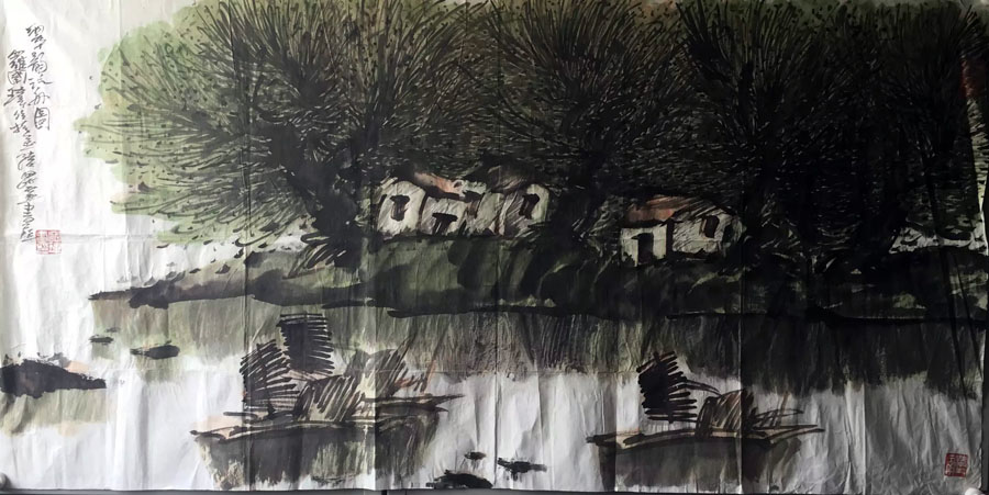 作者：罗国玮&nbsp;山水&nbsp;￥：协商&nbsp;单击鼠标查看大图！