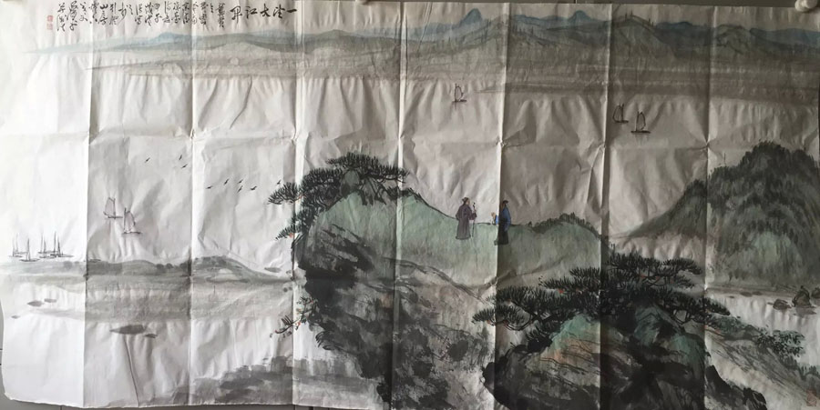 作者：萧平&nbsp;山水&nbsp;￥：协商&nbsp;单击鼠标查看大图！