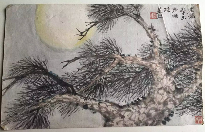 作者：严沛仁&nbsp;花鸟&nbsp;￥：协商&nbsp;单击鼠标查看大图！