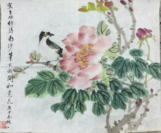 作者：施仁&nbsp;花鸟&nbsp;￥：协商&nbsp;单击鼠标查看大图！