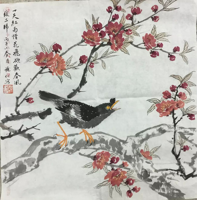 作者：施仁&nbsp;花鸟&nbsp;￥：协商&nbsp;单击鼠标查看大图！