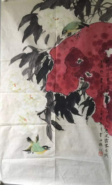 作者：施仁&nbsp;花鸟&nbsp;￥：协商&nbsp;单击鼠标查看大图！