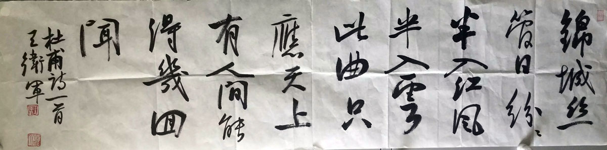 作者：王卫军&nbsp;书法&nbsp;￥：协商&nbsp;单击鼠标查看大图！