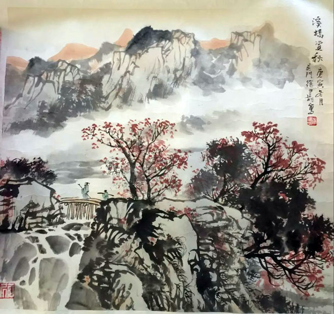 作者：徐建明&nbsp;山水&nbsp;￥：协商&nbsp;单击鼠标查看大图！