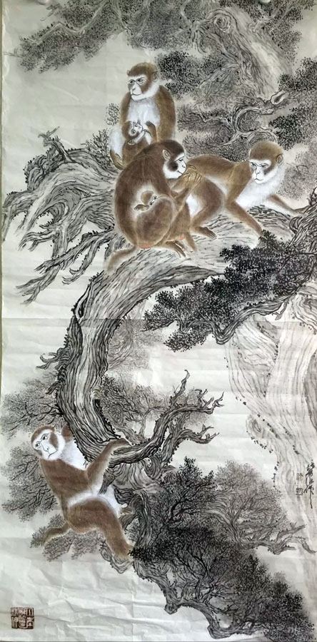 作者：徐培晨&nbsp;花鸟&nbsp;￥：协商&nbsp;单击鼠标查看大图！