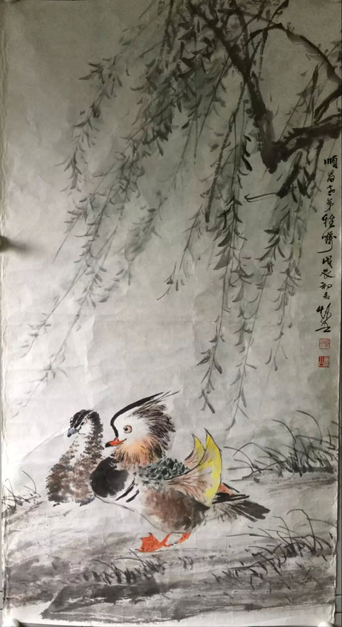 作者：叶矩吾&nbsp;花鸟&nbsp;￥：协商&nbsp;单击鼠标查看大图！